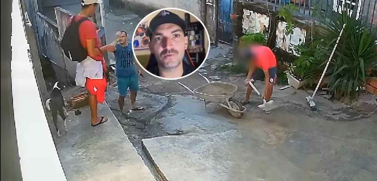 Rafael Rodrigues Novais e o local onde aconteceu o crime
