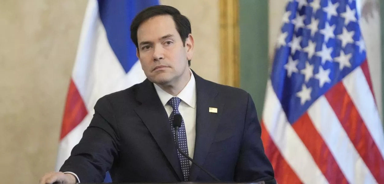O secretário de Estado dos EUA, Marco Rubio