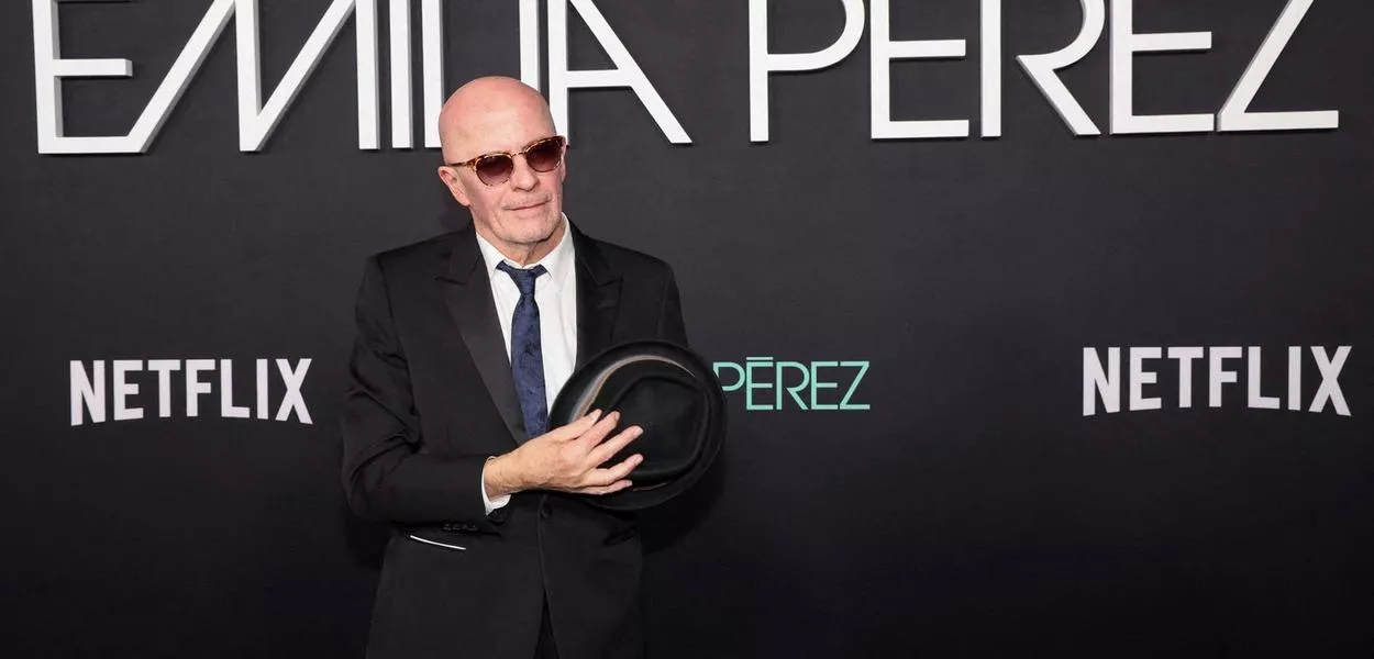 Diretor Jacques Audiard em pré-estreia do seu filme Emilia Pérez em Los Angeles, EUA - 21/10/2024
