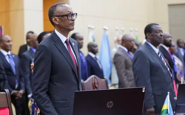 Líderes africanos se reúnem em cúpula, em Dar es Salaam, na Tanzânia - 08/02/2025