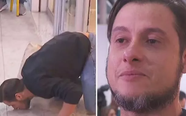 Homem beija chão brasileiro em aeroporto após ser deportado dos EUA: "passa fome, passa frio"