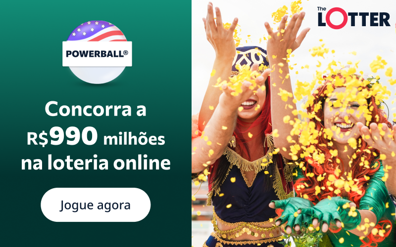 Os brasileiros podem jogar para ganhar o prêmio principal de quase R$1 bilhão do Powerball 