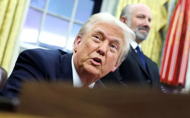 Presidente norte-americano, Donald Trump - 10/02/2025