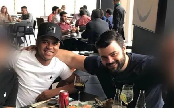 Diogo Vitor (à esq.) e William Barile Agati