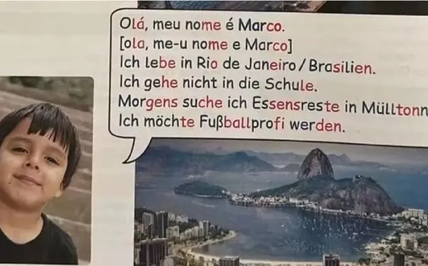 Livro com mensagens xenófobas