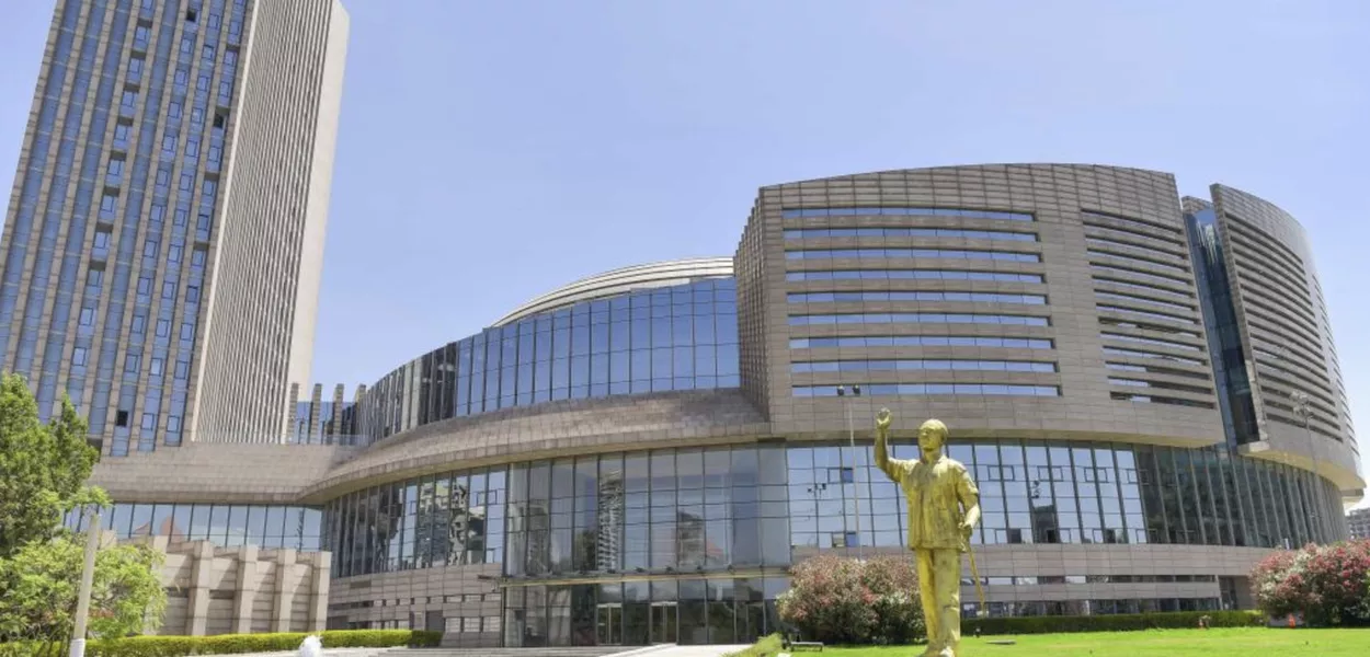 Sede da União Africana em Adis Abeba, Etiópia - 12/02/2025