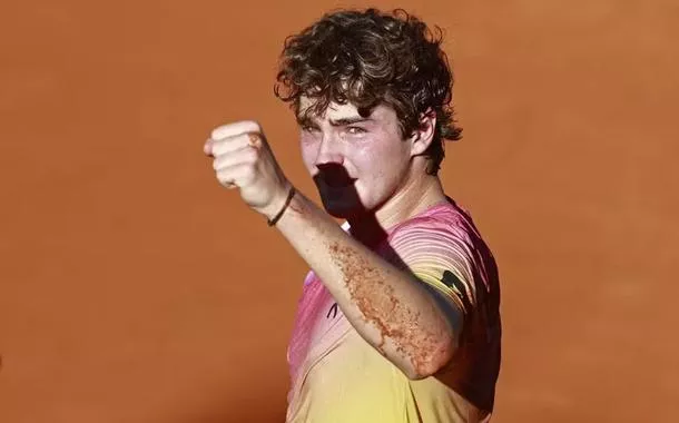 João Fonseca vence 16º do ranking em treino em Madri