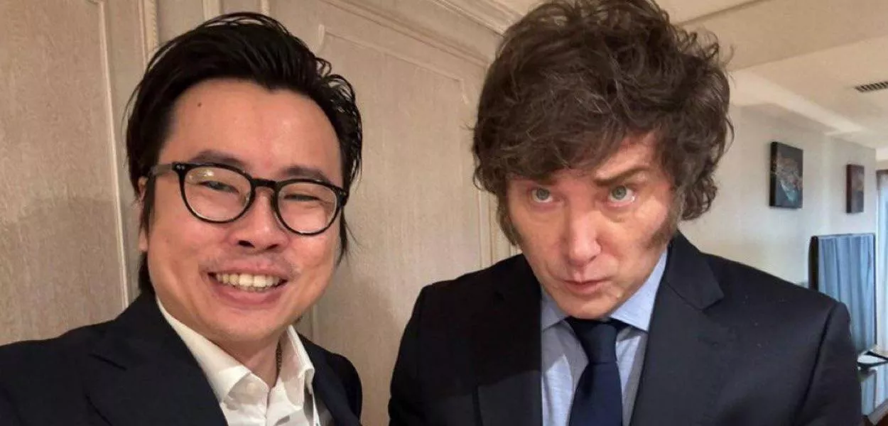Julian Peh, da KIP Protocol, e Javier Milei