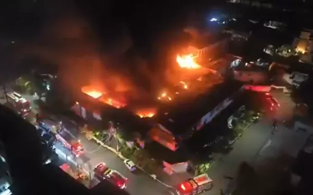 Incêndio em fábrica de São Paulo