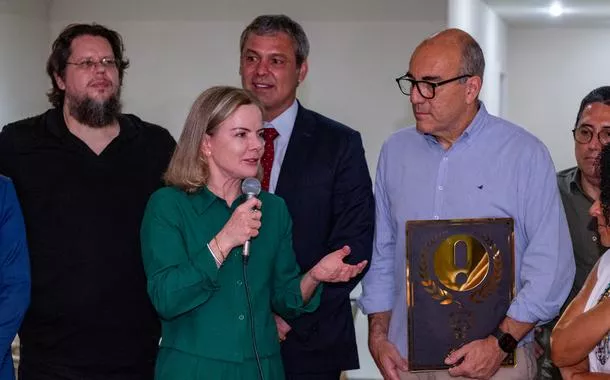 Gleisi celebra bicampeonato do Brasil 247 no iBest: “devemos muito ao trabalho de vocês”