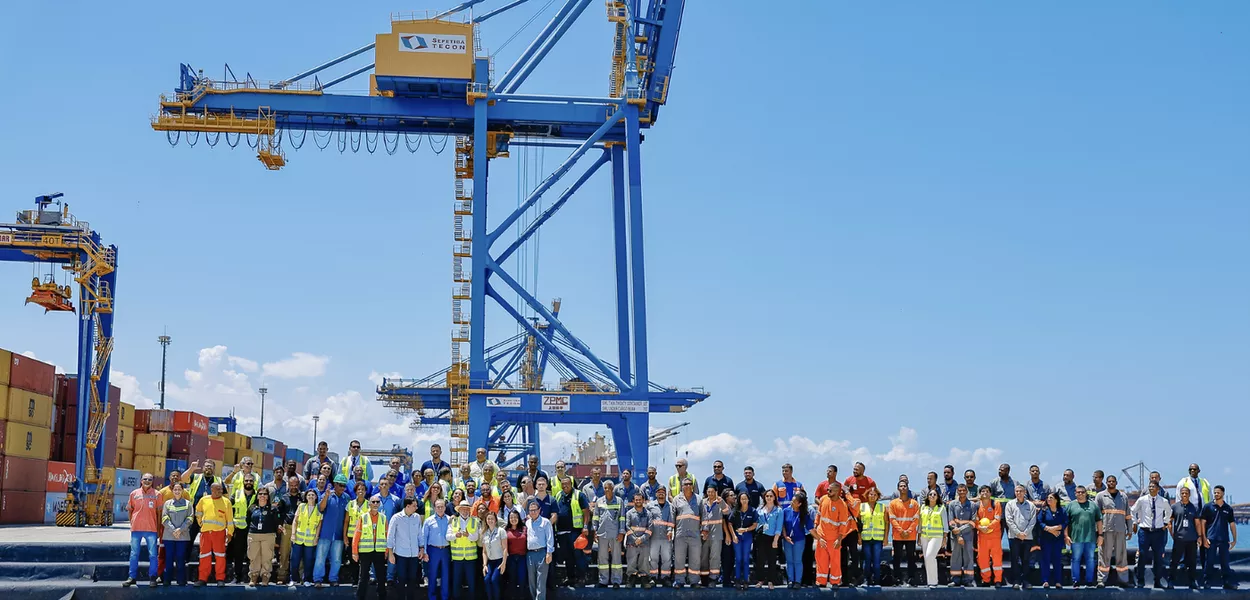 21.02.2024 - Cerimônia de assinatura do contrato de concessão do Terminal ITG02 do Porto de Itaguaí e anúncio de recursos do Fundo da Marinha Mercante - Ilha da Madeira (RJ)