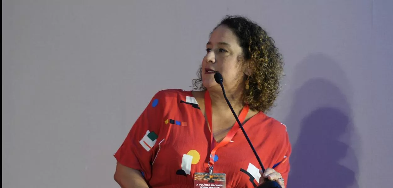 Advogada e professora de Direito Penal e Criminologia da UFRJ Luciana Boiteux fala no painel "O significado da decisão do STF sobre porte da cannabis para uso pessoal", durante o evento "A Política Nacional sobre Drogas: Um Novo Paradigma", realizado pelo Brasil 247, TV 247 e Consultor Jurídico, com apoio do grupo Prerrogativas - Brasília (DF) - 18/02/2025