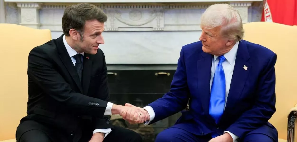 Emmanuel Macron e Donald Trump