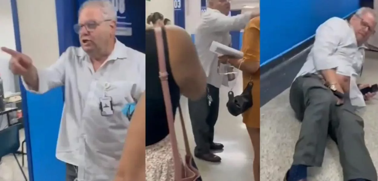 O médico gerou revolta entre os pacientes