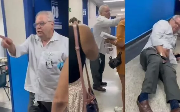 O médico gerou revolta entre os pacientes
