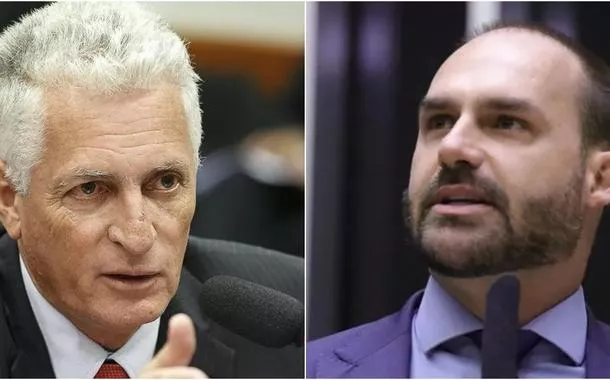 "Eduardo Bolsonaro fugiu", diz Rogério Correia