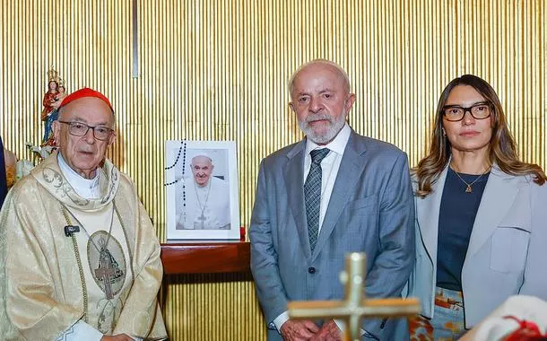 A missa de Lula e Janja pela saúde do Papa