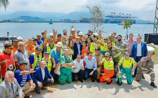 Com forte apoio do governo e clima cordial, Lula e Tarcísio lançam edital para construção do túnel Santos-Guarujá
