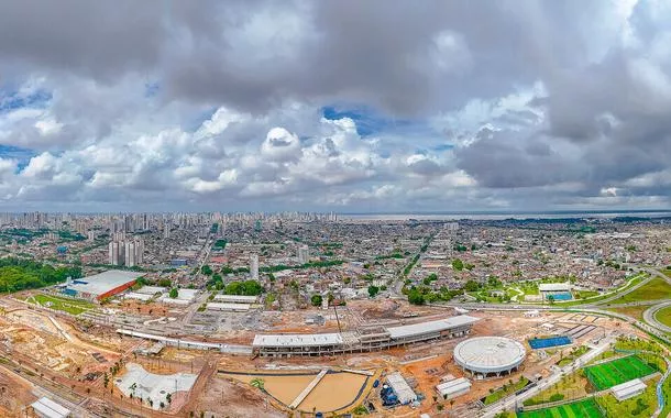 Obras do Parque da Cidade (Belém-PA), que sediará a programação da COP30