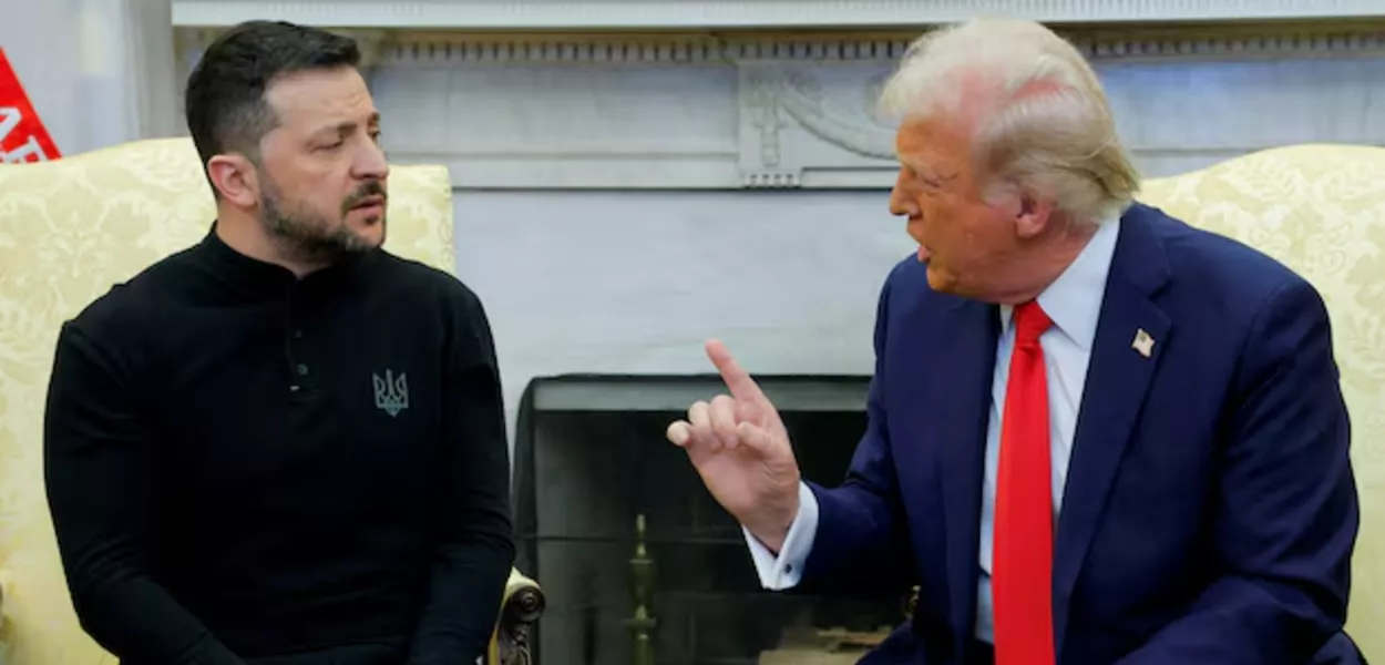 Volodymyr Zelensky e Donald Trump