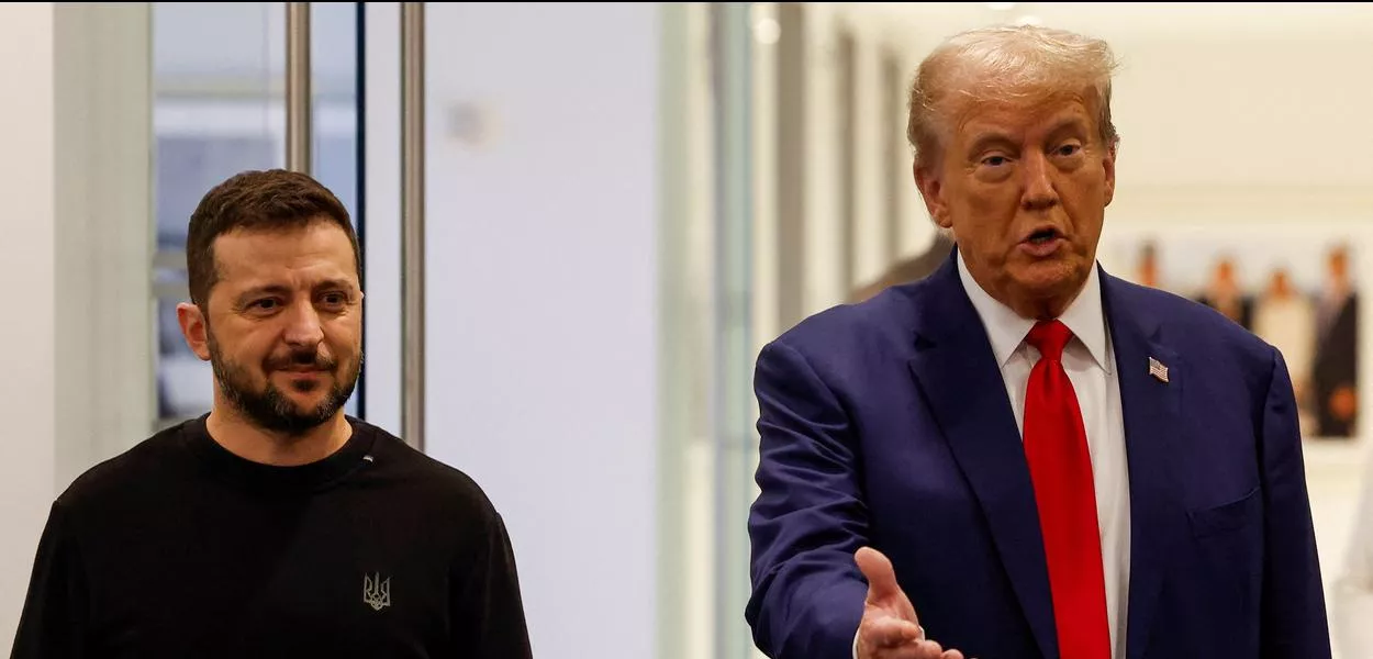 Volodymyr Zelensky e Donald Trump