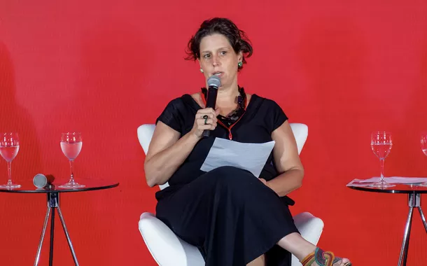 Diretora-executiva da Plataforma Justa, que coloca em perspectiva os gastos em segurança pública, Luciana Zaffalon fala no painel "Os Impactos Econômicos e Sociais da Decisão do STF", durante o evento "A Política Nacional sobre Drogas: Um Novo Paradigma", realizado pelo Brasil 247, TV 247 e Consultor Jurídico, com apoio do grupo Prerrogativas - Brasília (DF) - 18/02/2025