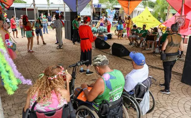 Bloco em Brasília critica capacitismo e reforça direitos das pessoas com deficiência
