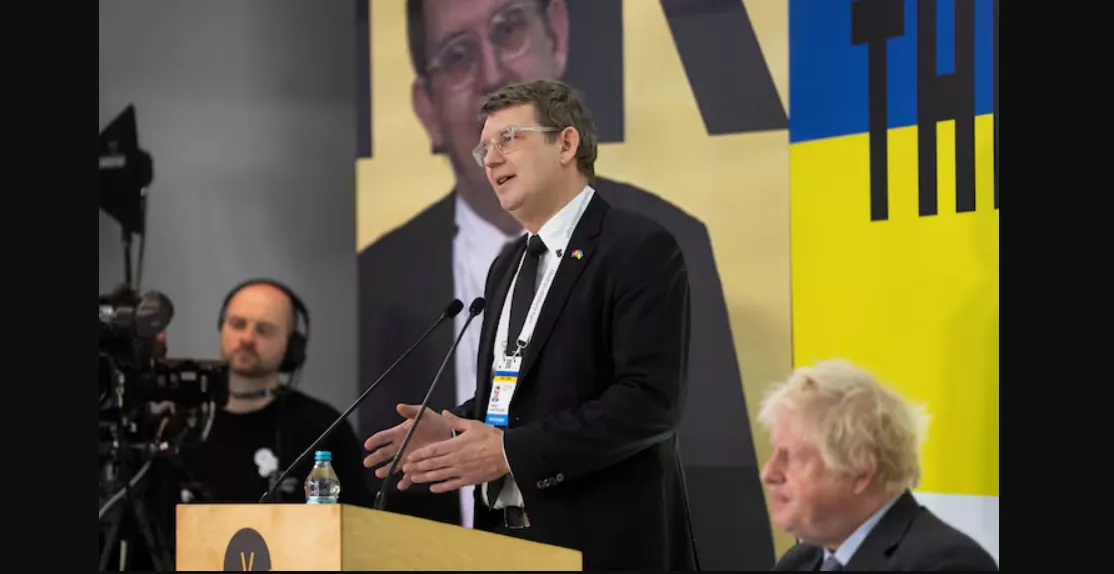 O Ministro da Defesa da Dinamarca, Troels Lund Poulsen,