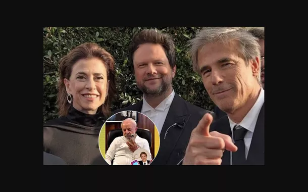 Lula e a equipe de Ainda estou aqui