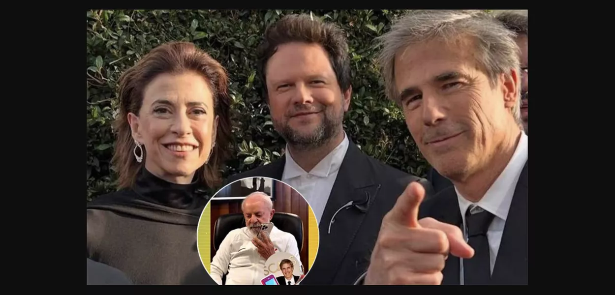 Lula e a equipe de Ainda estou aqui