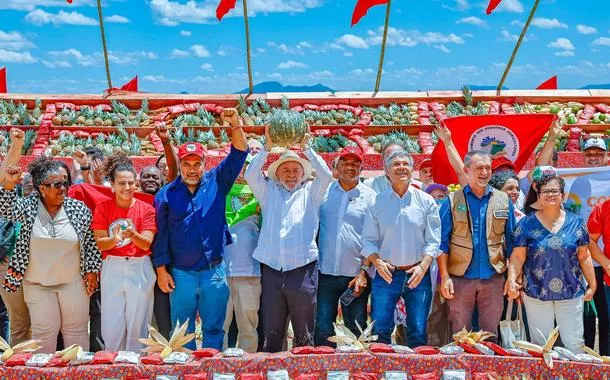 Campo do Meio (MG), 07/03/2025 - Presidente da República, Luiz Inácio Lula da Silva, durante visita às áreas de produção de goiaba, café e milho.