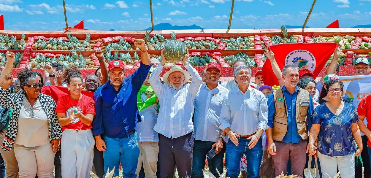 Campo do Meio (MG), 07/03/2025 - Presidente da República, Luiz Inácio Lula da Silva, durante visita às áreas de produção de goiaba, café e milho.