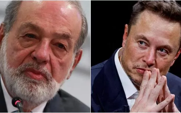 Carlos Slim e Elon Musk