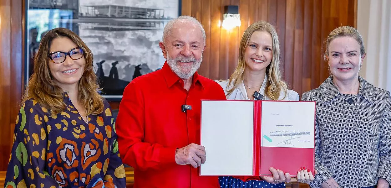 Janja, Lula, Verônica Abdalla Sterman e Gleisi Hoffmann