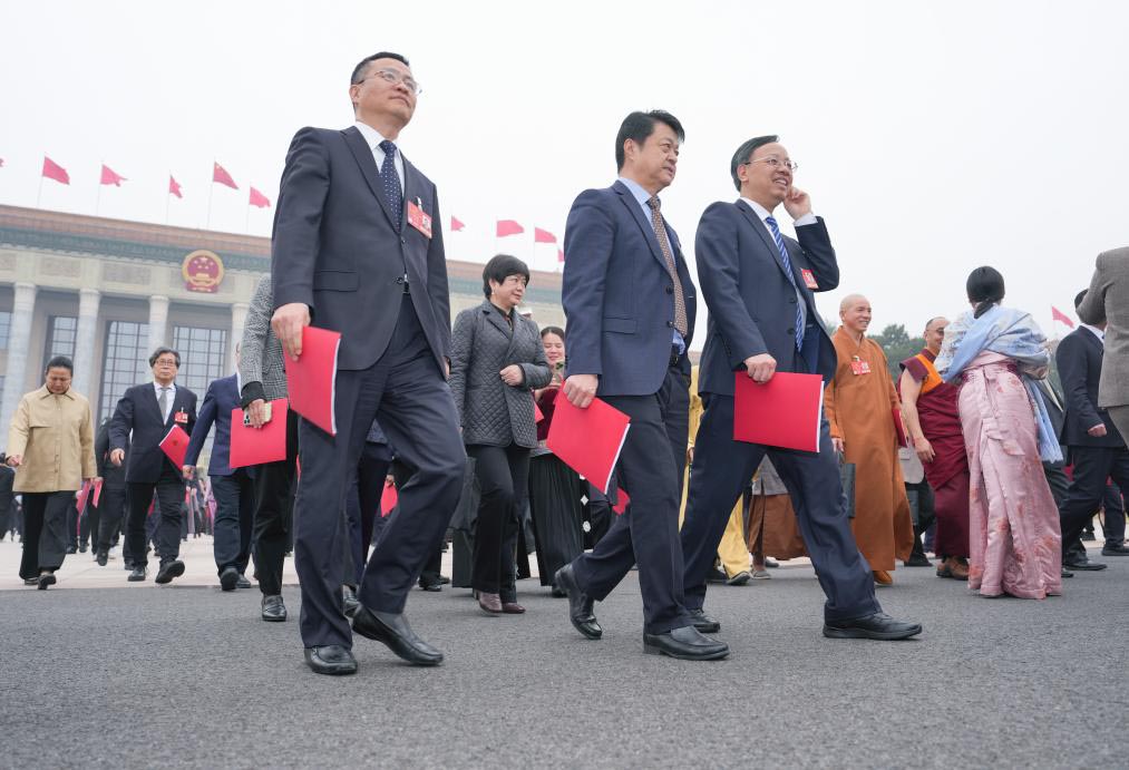 14ª Assembleia Popular Nacional, a legislatura nacional da China, realizou a reunião de encerramento de sua terceira sessão