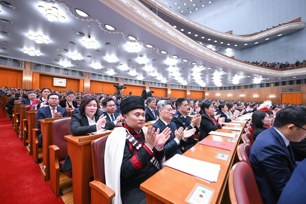 14ª Assembleia Popular Nacional, a legislatura nacional da China, realizou a reunião de encerramento de sua terceira sessão