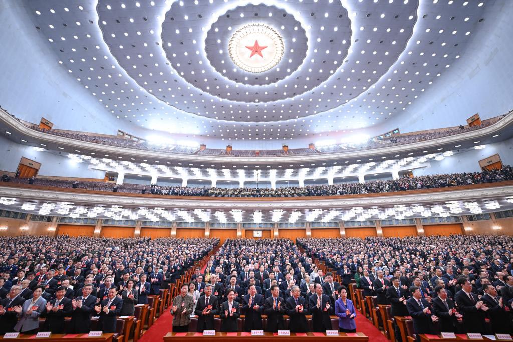 14ª Assembleia Popular Nacional, a legislatura nacional da China, realizou a reunião de encerramento de sua terceira sessão