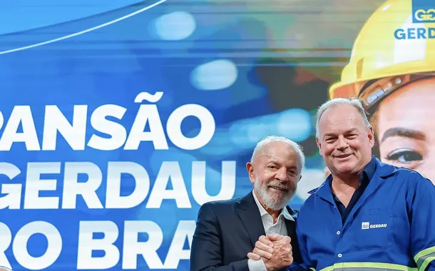 Lula e Gerdau expandem indústria do aço na véspera da entrada em vigor das tarifas de Trump sobre o setor