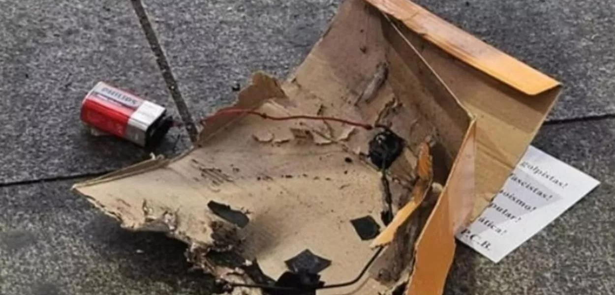 Objeto explodiu, mas não deixou feridos