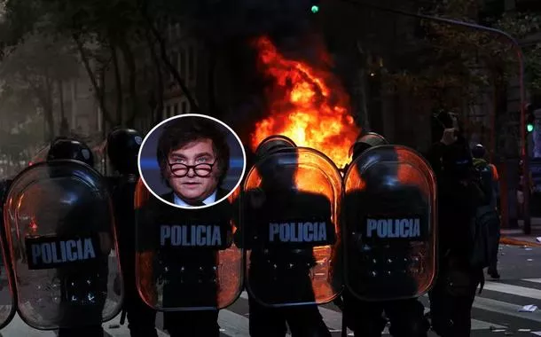 Repressão contra aposentados incrementa inferno astral de Milei