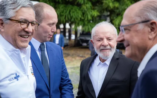 Alexandre Padilha, Rodrigo Manga, Lula e Geraldo Alckmin