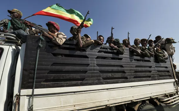 Combatentes contra a TPLF em Tigray - 9 de novembro de 2020 