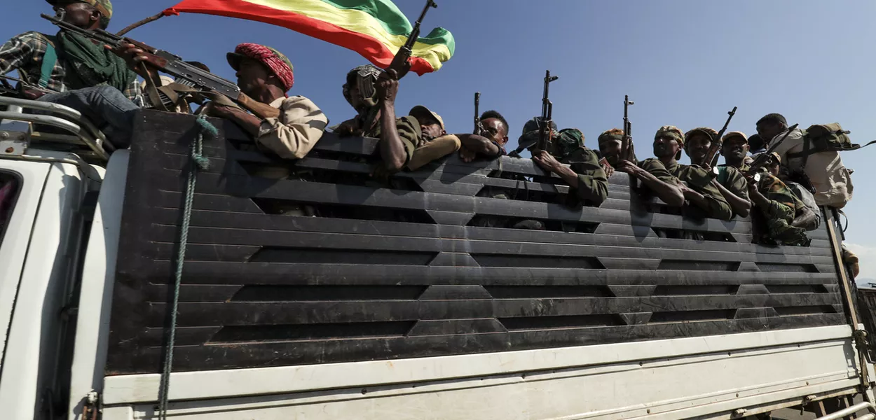 Combatentes contra a TPLF em Tigray - 9 de novembro de 2020 