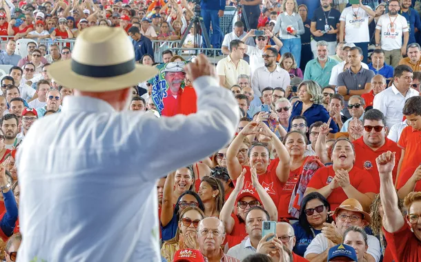 19.03.2025 - Presidente Luiz Inácio Lula da Silva durante cerimônia de Inauguração da Barragem de Oiticica, em Jucurutu - RN.