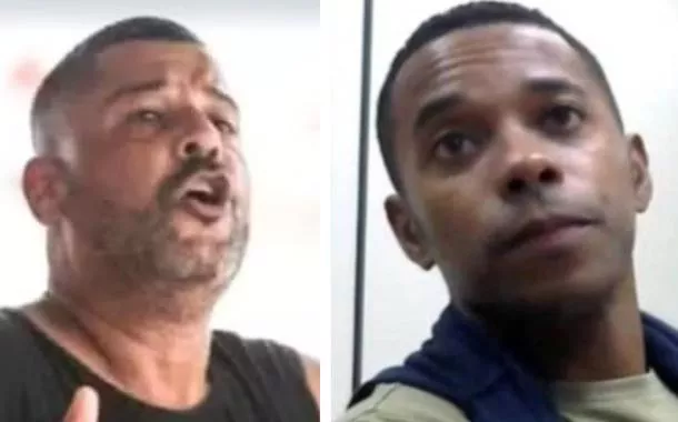 Rudney Gomes (à esq.) e Robinho