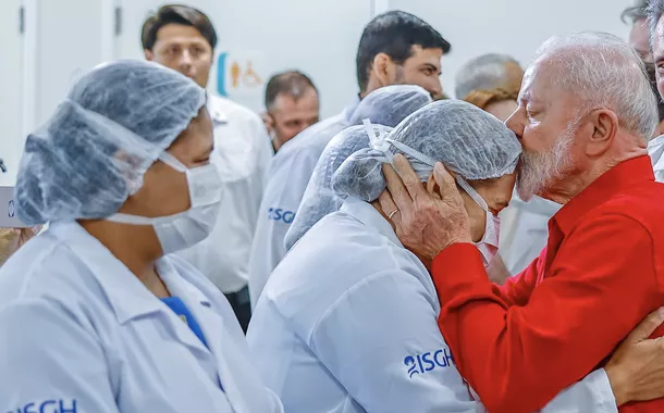 19.03.2025 - Presidente Luiz Inácio Lula da Silva durante visita às instalações da Torre C do Hospital Universitário do Ceará, em Fortaleza-CE