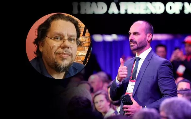 Fernando Horta e Eduardo Bolsonaro