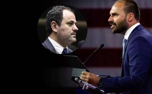 "Eduardo Bolsonaro abandonou o mandato para conspirar contra o Brasil", diz Glauber Braga