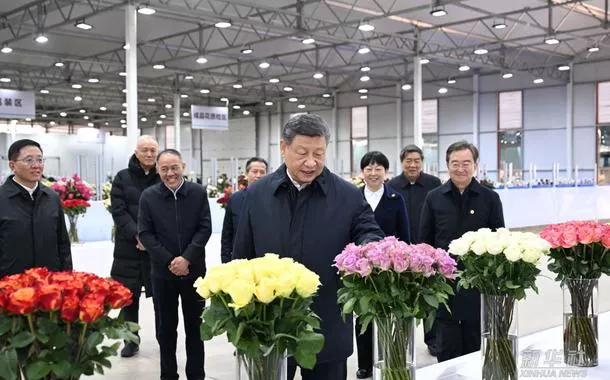 Xi Jinping inspeciona cidade de Lijiang em Yunnan