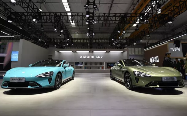 Stand de carros da Xiaomi